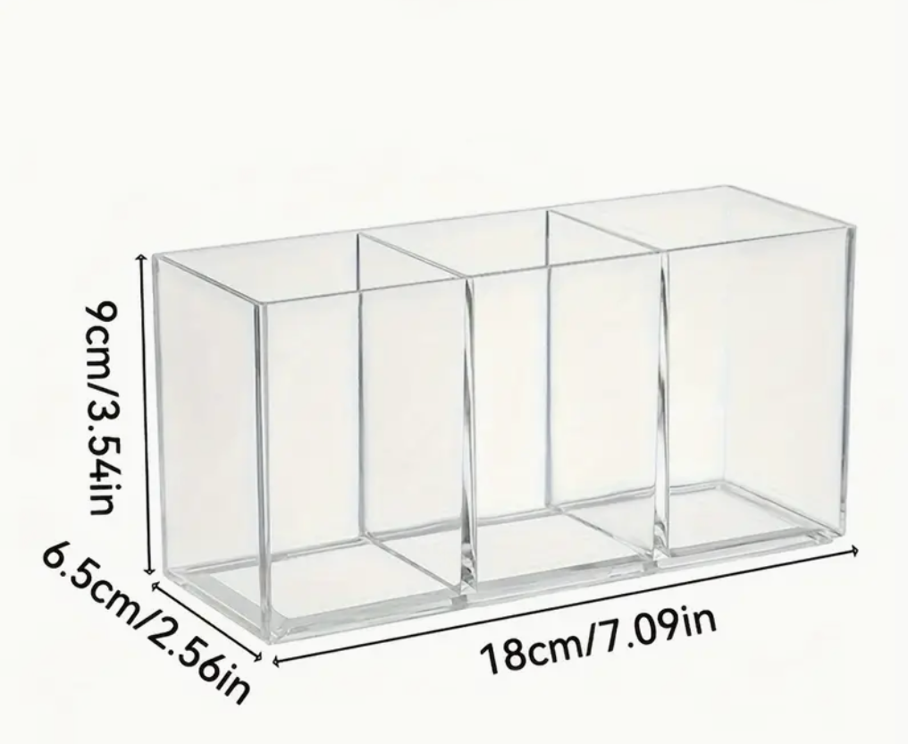 Transparent Acrylic Utensil Organizer