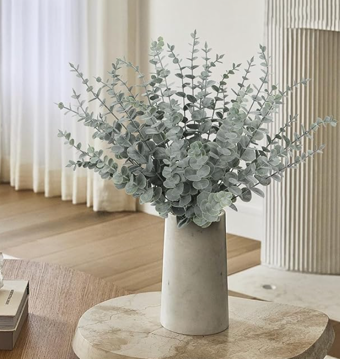 Artificial Eucalyptus Stems – 15" (pack of 25 stems)