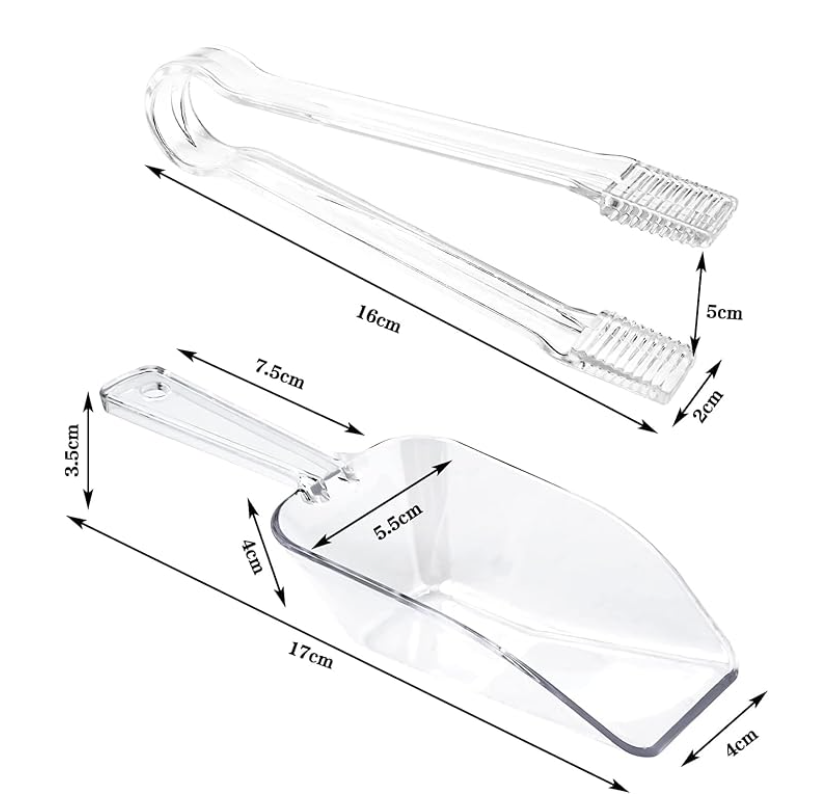 Plastic Serving Tongs (set of 6)