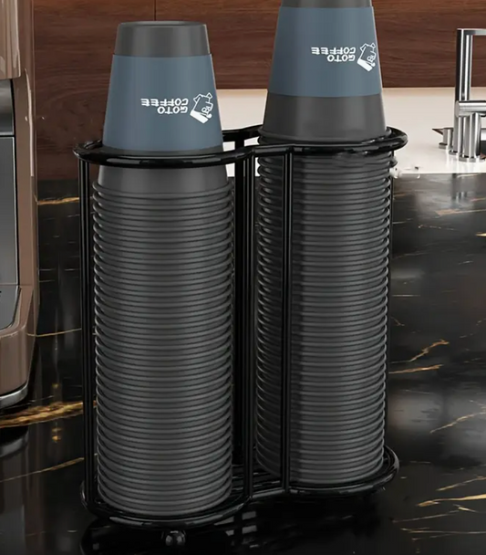 Black Double Cup Stand