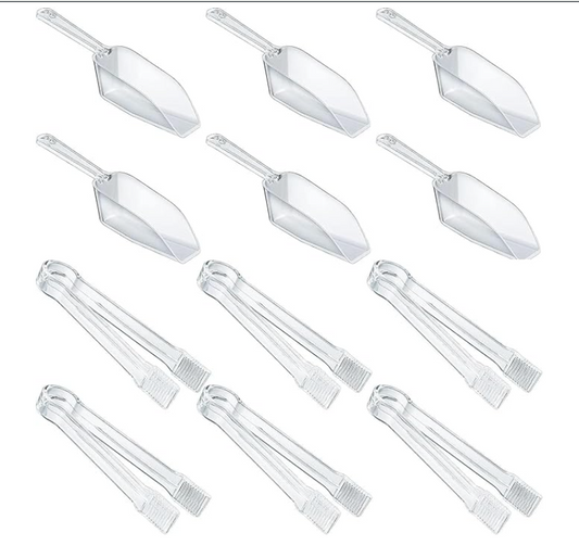 Plastic Serving Scoops (set of 6)