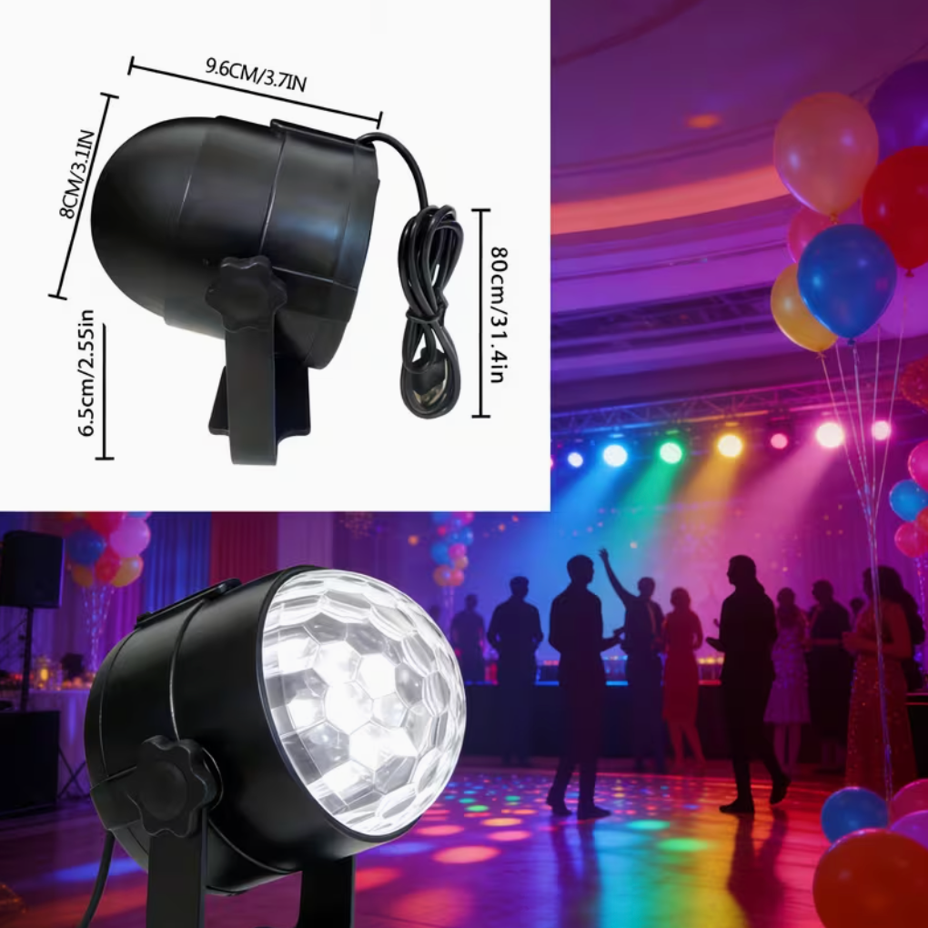 RGB Disco Ball Party Light